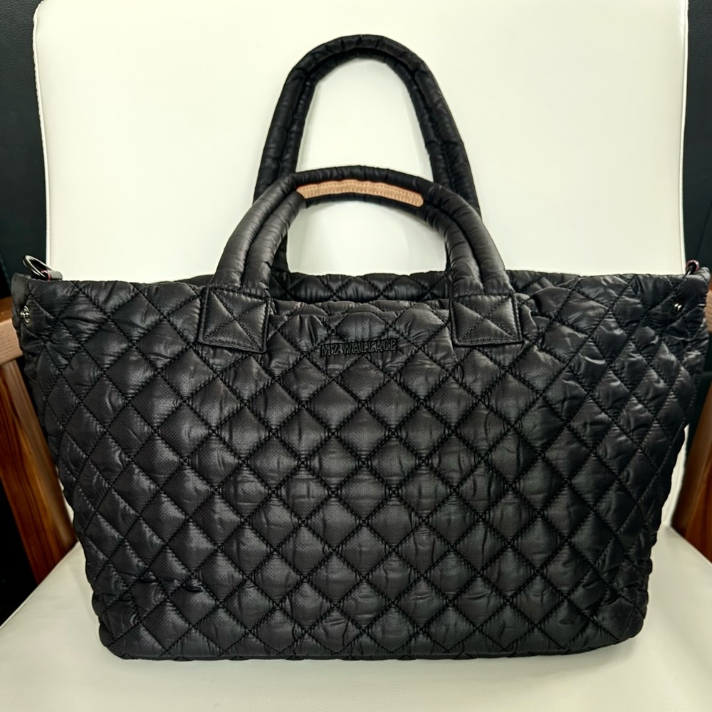 MZ Wallace Black Quilted Tote